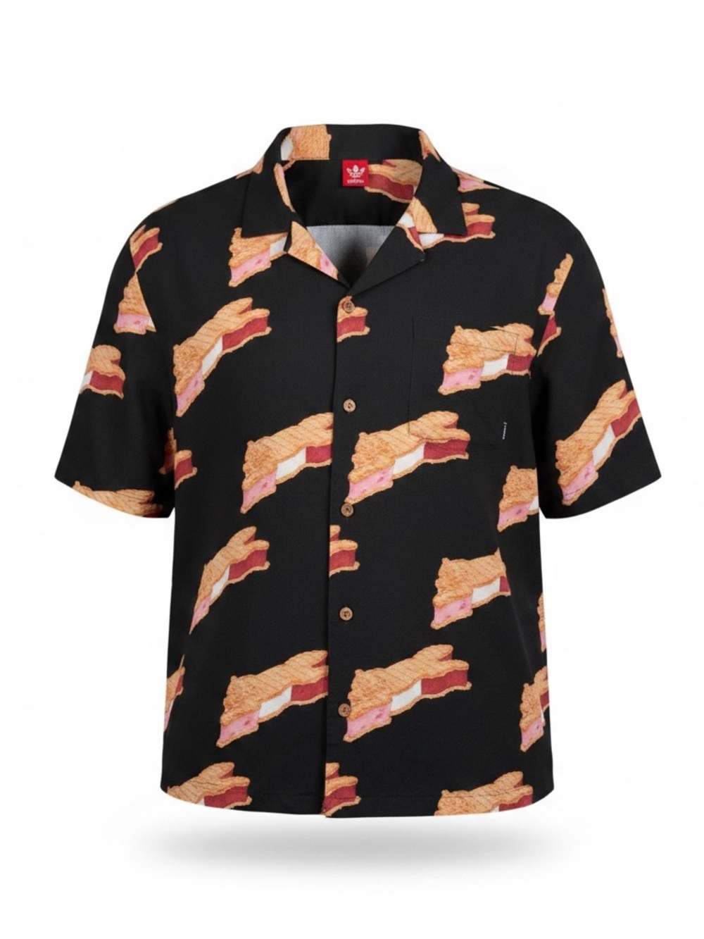 Billionaire boys club ice cream print men’s short sleeve button up xxl